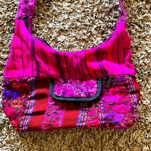 Colorful Guatemalan Crossbody Purse